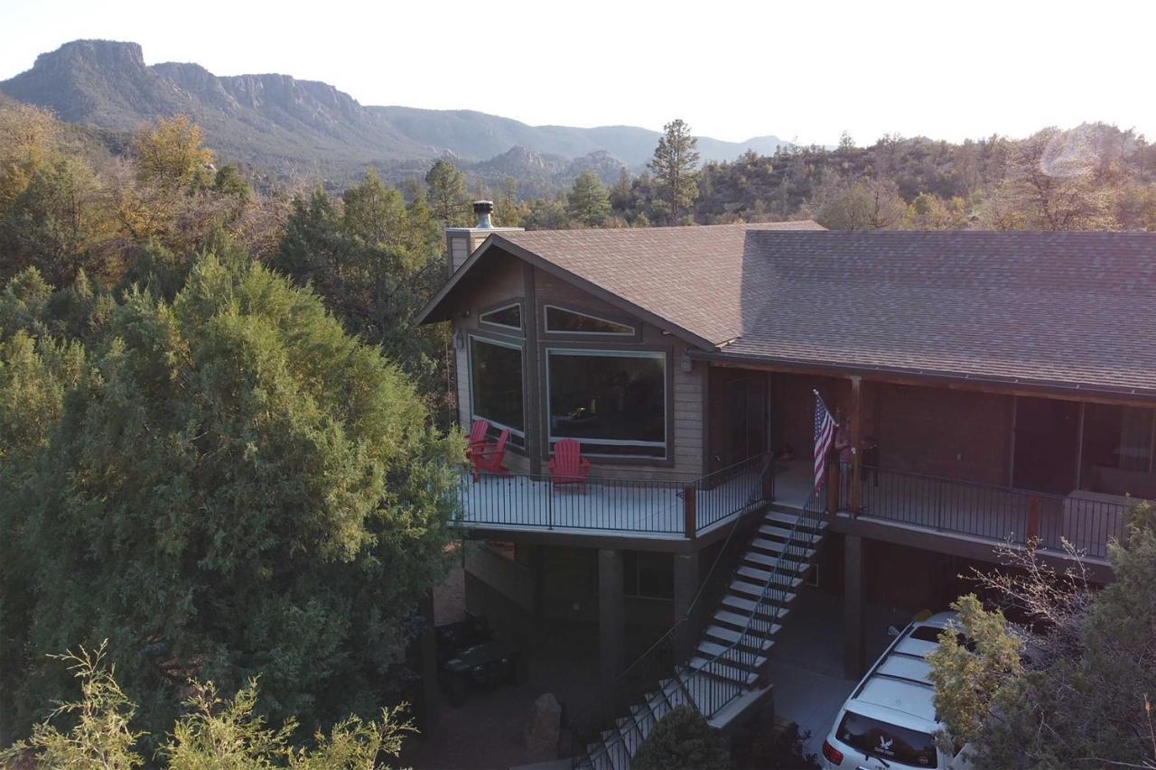 Elkwood Lodge Star Valley Cabin With Hot Tub Payson Exterior foto